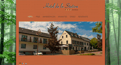 Desktop Screenshot of hoteldelastation.lu